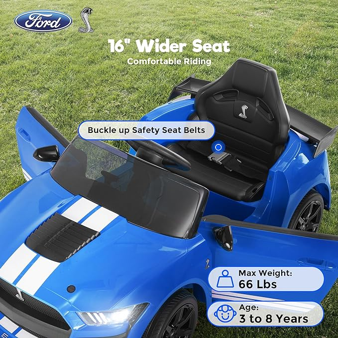 blue mustang power wheels