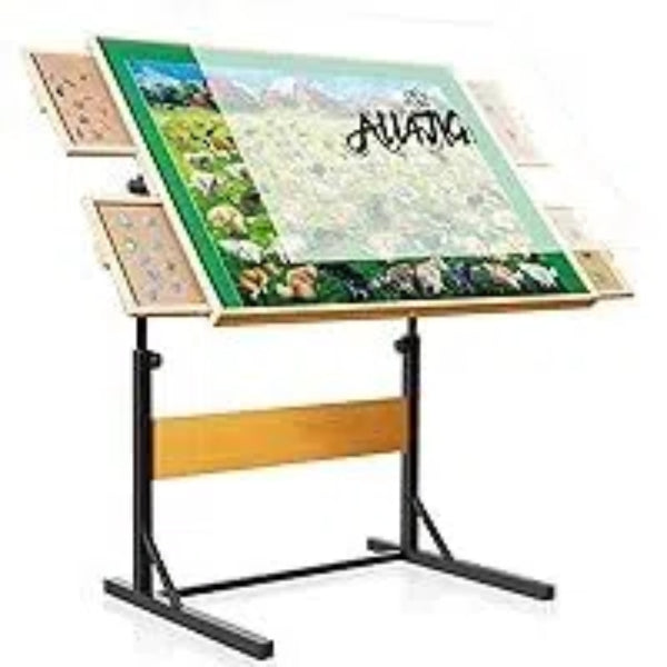 1500/2000 Pieces Puzzle Table with Drawers, Adjustable in Height Angle