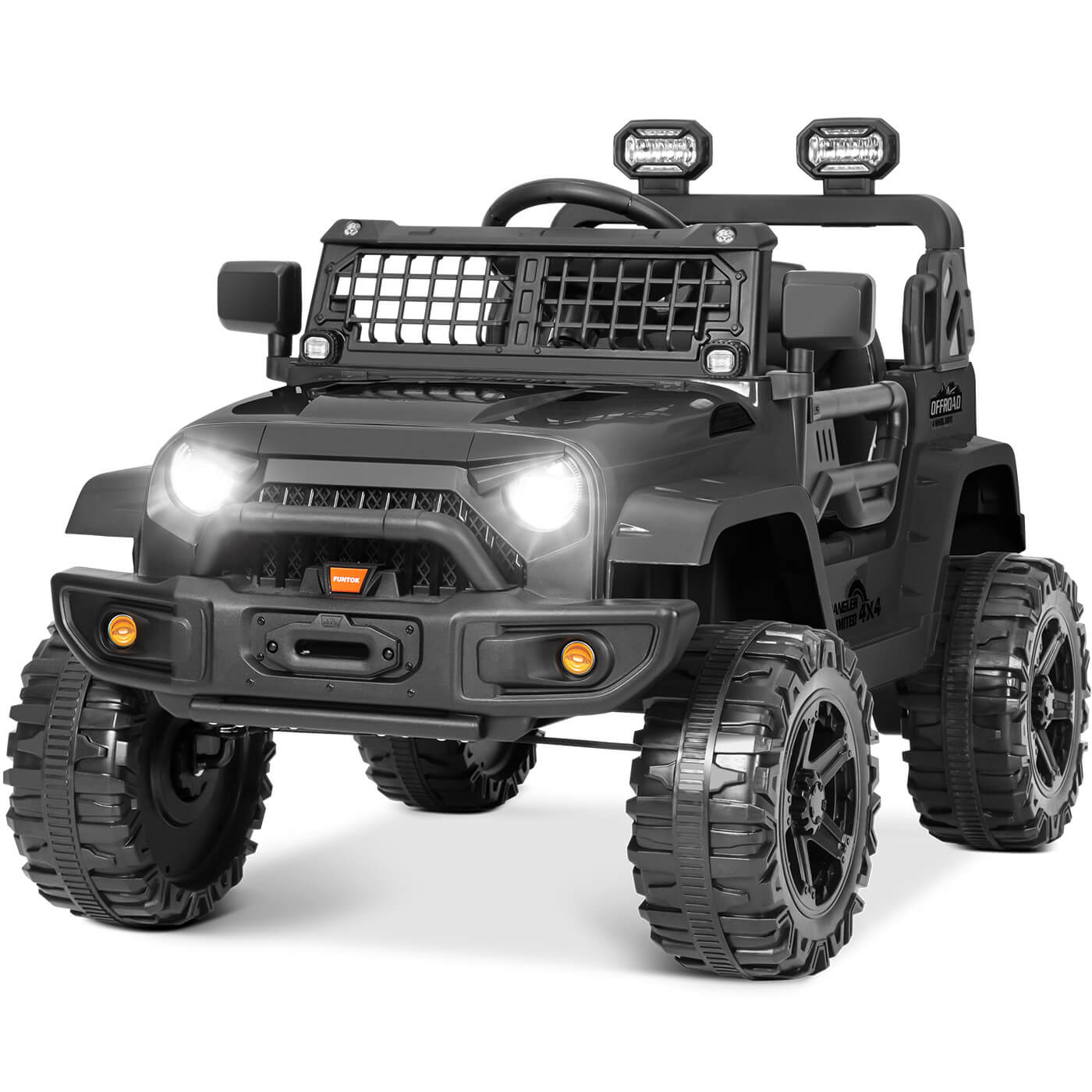 RO1 Electric Ride On Truck, Toy Remote Control - Funtok