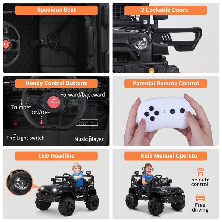 Remote Control Trucks Using Computer RO1 Electric Ride On Truck, Toy Remote Control - Funtok