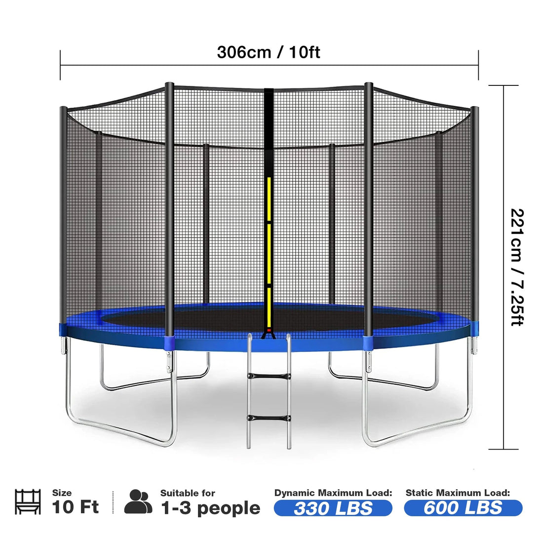 trampoline-jump-10ft-loading-600lbs-safe-enclosure-net-outdoor-product-size