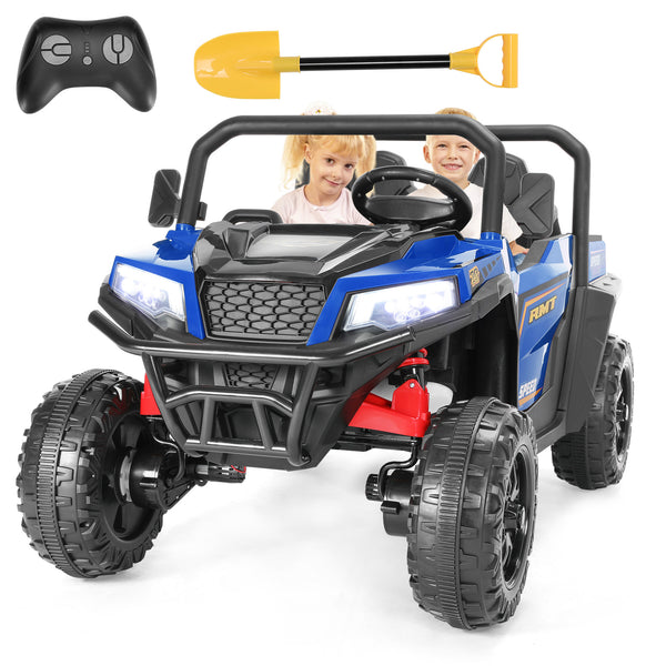 kids-ride-on-car-2-seater-electric-toys-bluetooth-remote-control-24v-blue